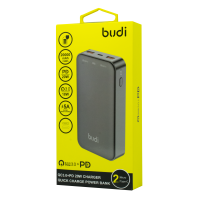 PB083B - Budi Quick Charge Power Bank 2 USB, 18W, 20000 mAh / Трендові товари + №3731