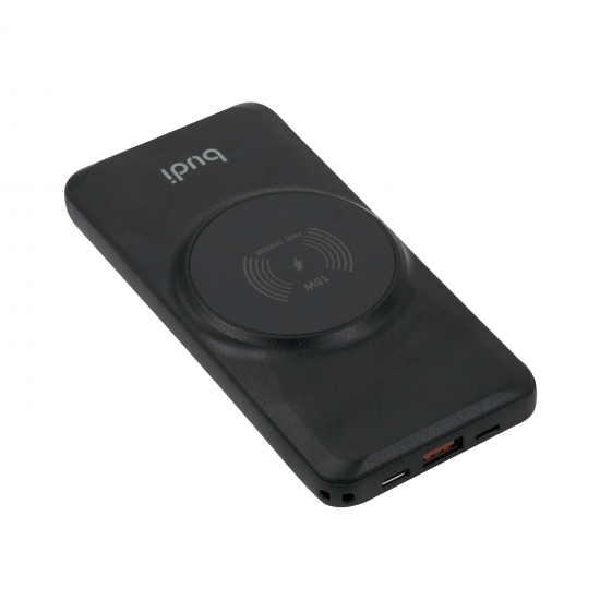 PB802WB - Budi Magnetic Wireless Charger QC3.0+PD20W Power Bank 10000mAh