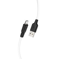 Кабель Hoco X21 Plus Silicone Lightning (1m) / USB + №7803