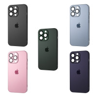 AG - Silicone + Glass Case with MagSafe iPhone 14 Pro Max / AG + №7748