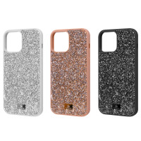 Bling ROCK DIAMOND Case iPhone 14 / Стразы и блёстки + №7805