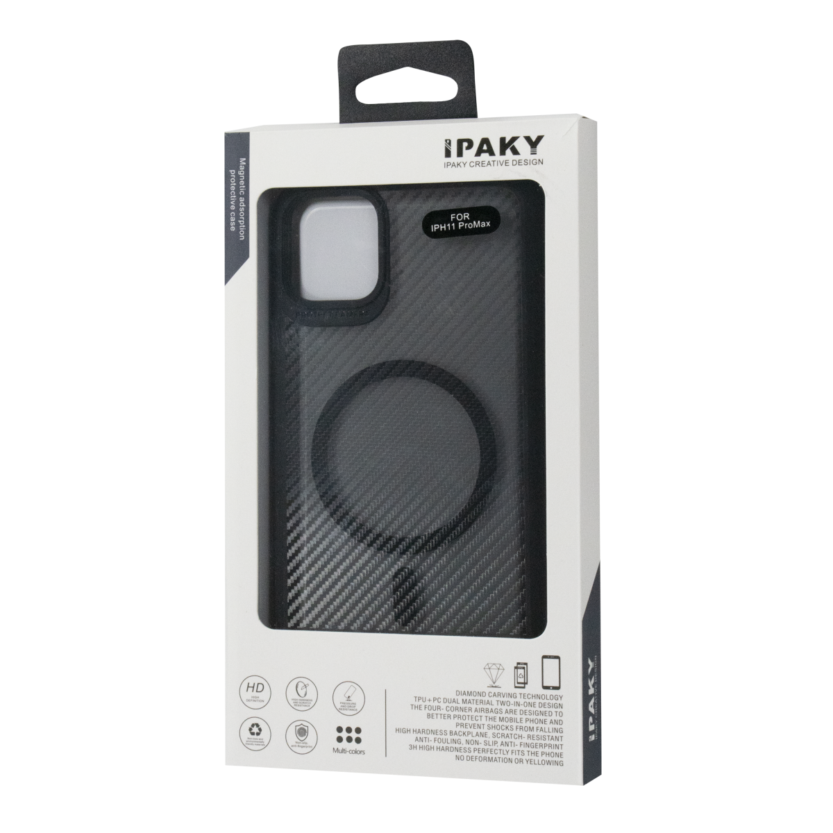 iPaky Carbone Clear case with MagSafe iPhone 11 Pro Max