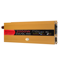 Inverter XINBOKE 2000W Pure sine wave LED 220V / Трендовые товары + №7459