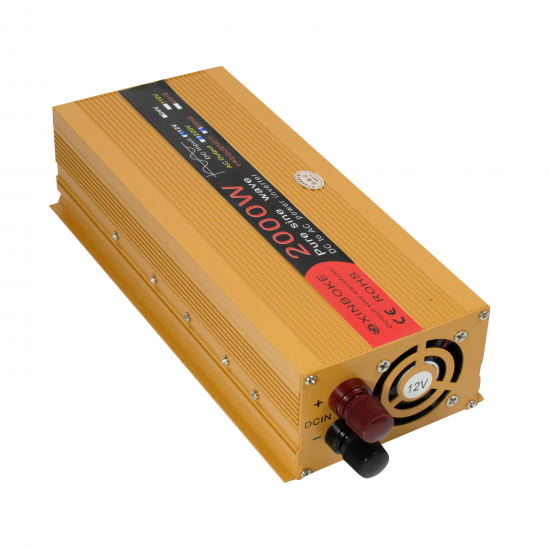 Inverter XINBOKE 2000W Pure sine wave LED 220V