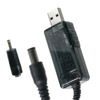 USB cable DC9V/12V LED 1m cable for wi-fi / Кабель живлення роутера від павербанку Usb-dc + №7589
