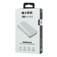 Power Bank S-link 20000mAh P201 20W DUAL OUTPUT Type-C Micro / Power Bank S-link 20000mAh 20PD QC3.0 18W G205 Type-C Micro + №3678