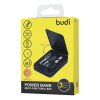 PB515PB - Budi Power Bank Mlti-Functional Box 2.1A, 10W, 5000 mAh / Power Bank + №3070