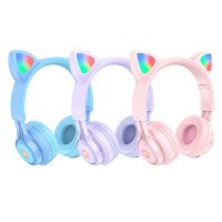 Наушники Hoco W39 Cat ear kids BT headphones / Навушники + №8011