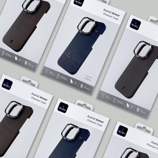 WIWU Чехол DCC-208 Aramid Armor for iPhone 16 Pro