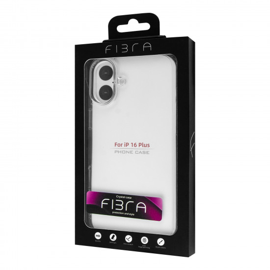 FIBRA Crystal Сase iPhone 16 Plus