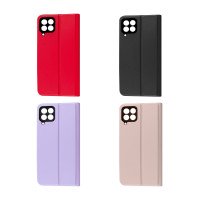 FIBRA Flip Case Samsung A12 (4G)/M12 / Кожа + №2734