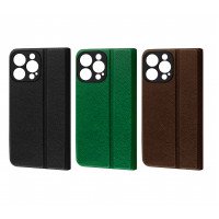 FIBRA Leather Flip case iPhone 14Pro / Кожа + №8314