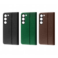 FIBRA Leather Flip case Samsung S21FE / Fibra Lether Flip case+ №8140 + UAX FIBRA Leather Flip case Samsung S21FE / Fibra Lether Flip case + №8140