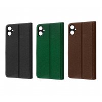 FIBRA Leather Flip case Samsung A05 / Шкіра + №8317