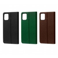 FIBRA Leather Flip case Samsung A51 / Шкіра + №8316