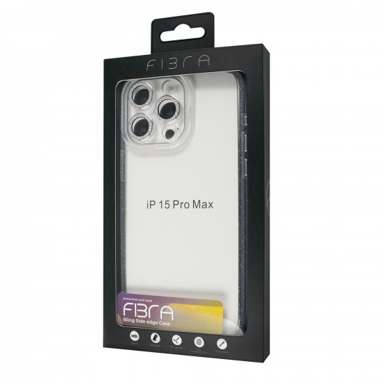 FIBRA Bling Side edge Case iPhone 15 Pro Max