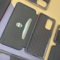 Flip Magnetic Case A8 Plus 2018 / Кольорові однотонні + №2480