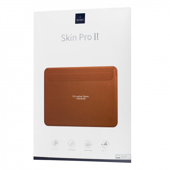 WiWU Сумка-чехол Skin Pro II Leather Sleeve для MacBook  Air 13