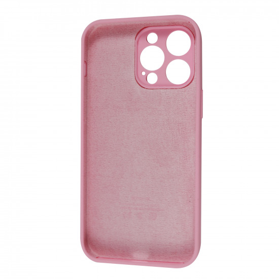 Square Full Silicone Case Close Camera iPhone 14 Pro Max