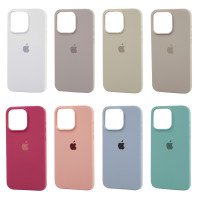 Square Full Silicone Case  iPhone 15 Pro Max / Линійка чохлів для нових IPhone 15 + №7979