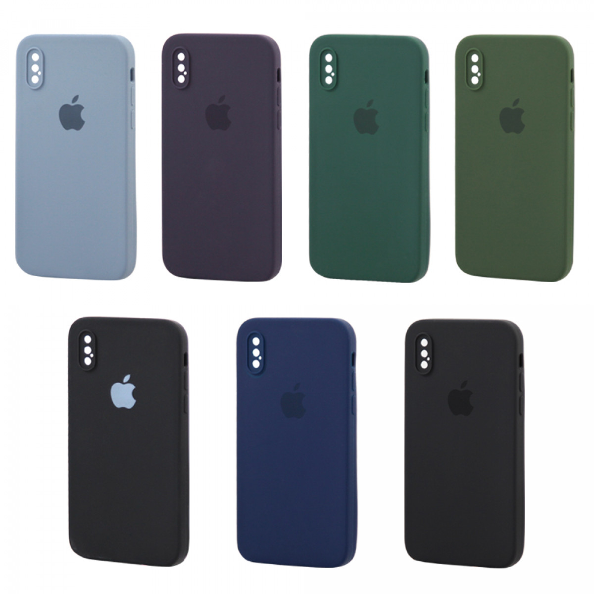 Square Full Silicone Case  iPhone XS