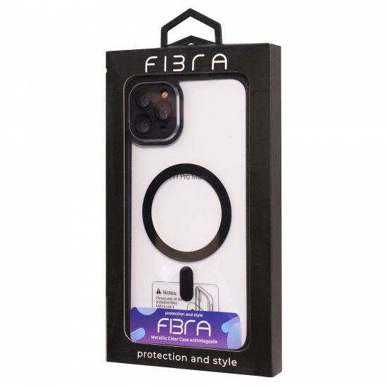 FIBRA Metallic Clear Case with MagSafe (Close Camera) iPhone 11 Pro Max