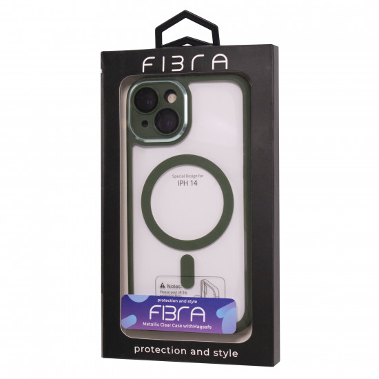 FIBRA Metallic Clear Case with MagSafe (Close Camera) iPhone 14