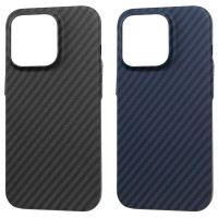 FIBRA Carbonite case with MagSafe iPhone 15 Pro Max / Тип чохла + №8078