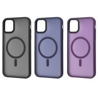FIBRA Metal Buttons with MagSafe iPhone 11 / Чохли - iPhone 11 + №8171