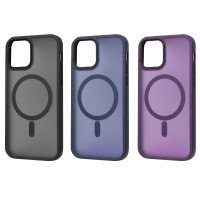 FIBRA Metal Buttons with MagSafe iPhone 12Pro Max / Накладка + №8173
