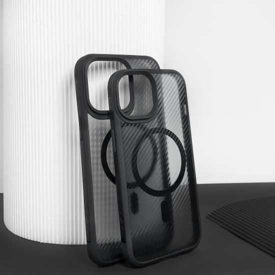 iPaky Carbone Clear case with MagSafe iPhone 14 Plus