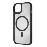 iPaky Carbone Clear case with MagSafe iPhone 15 Plus / Apple модель пристрою iphone 15 plus. серія пристрою iphone + №7991