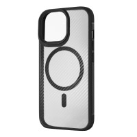 iPaky Carbone Clear case with MagSafe iPhone 15 Pro Max / Apple модель пристрою iphone 15 pro max. серія пристрою iphone + №7993