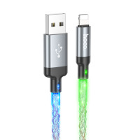 Кабель Hoco U112 Shine charging data cable for iP / Lightning + №8022