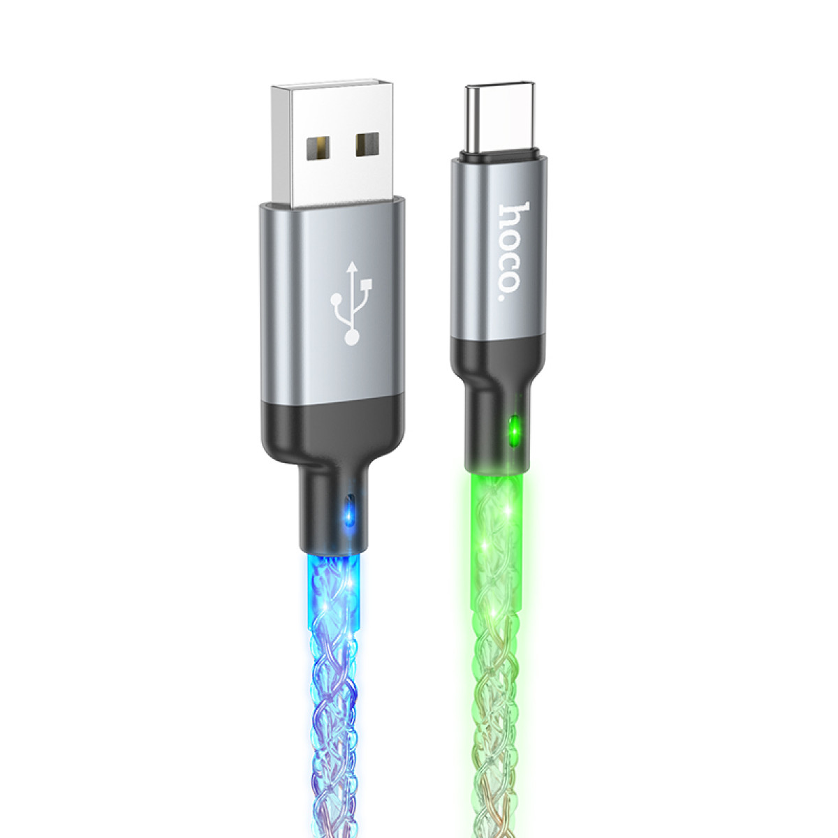 Кабель Hoco U112 Shine charging data cable for Type-C