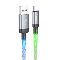 Кабель Hoco U112 Shine charging data cable for Type-C / USB + №8046