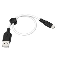 Кабель Hoco X21 Plus Silicone charging cable for Micro(L=0.25M) / Micro + №8017