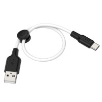 Кабель Hoco X21 Plus Silicone charging cable for Type-C(L=0.25M) / USB + №8018
