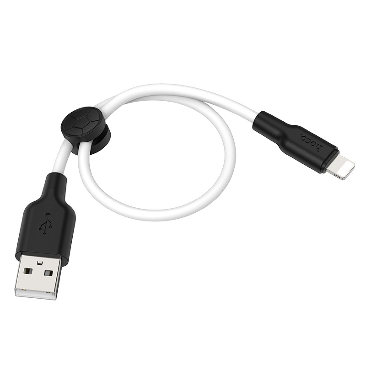 Кабель Hoco X21 Plus Silicone charging cable for iP(L=0.25M)