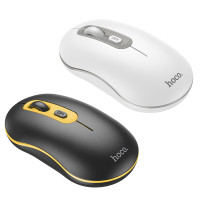 Мышь беспроводная Hoco GM21 Platinum 2.4G business wireless mouse / Компьютерная периферия + №8004