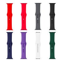 Ремешок Sport Band Apple Watch 42/44/45/Ultra (M) / Ремешок Apple Watch Silicone Print 38/40 + №437