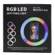 Кільцева лампа Ring Light RGB LED MJ45 45см