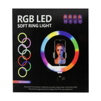 Кольцевая лампа Ring Light RGB200 20см / Штативы и Кольцевые лампы + №8955