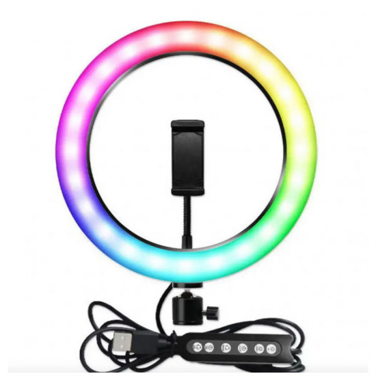 Кольцевая лампа Ring Light RGB200 20см