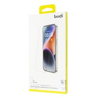 Budi Защитное стекло HD AR Tempered Glass Screen Protector 14 Pro Max / С рамкой для поклейки + №8455