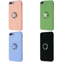 Silicone Cover With Ring Iphone 7+/8+ / Apple + №1397