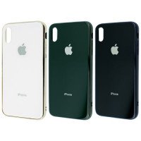 Glass Case iPhone XS Max / Apple + №2085