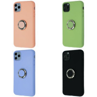 Silicone Cover With Ring Iphone 11 Pro Max / Apple + №1398