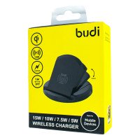 WL3200TB - Budi Wirless Charger Rapid Charging 15W / WL3800B - Budi MagSafe 15W Wireless Faster Charger + №3019