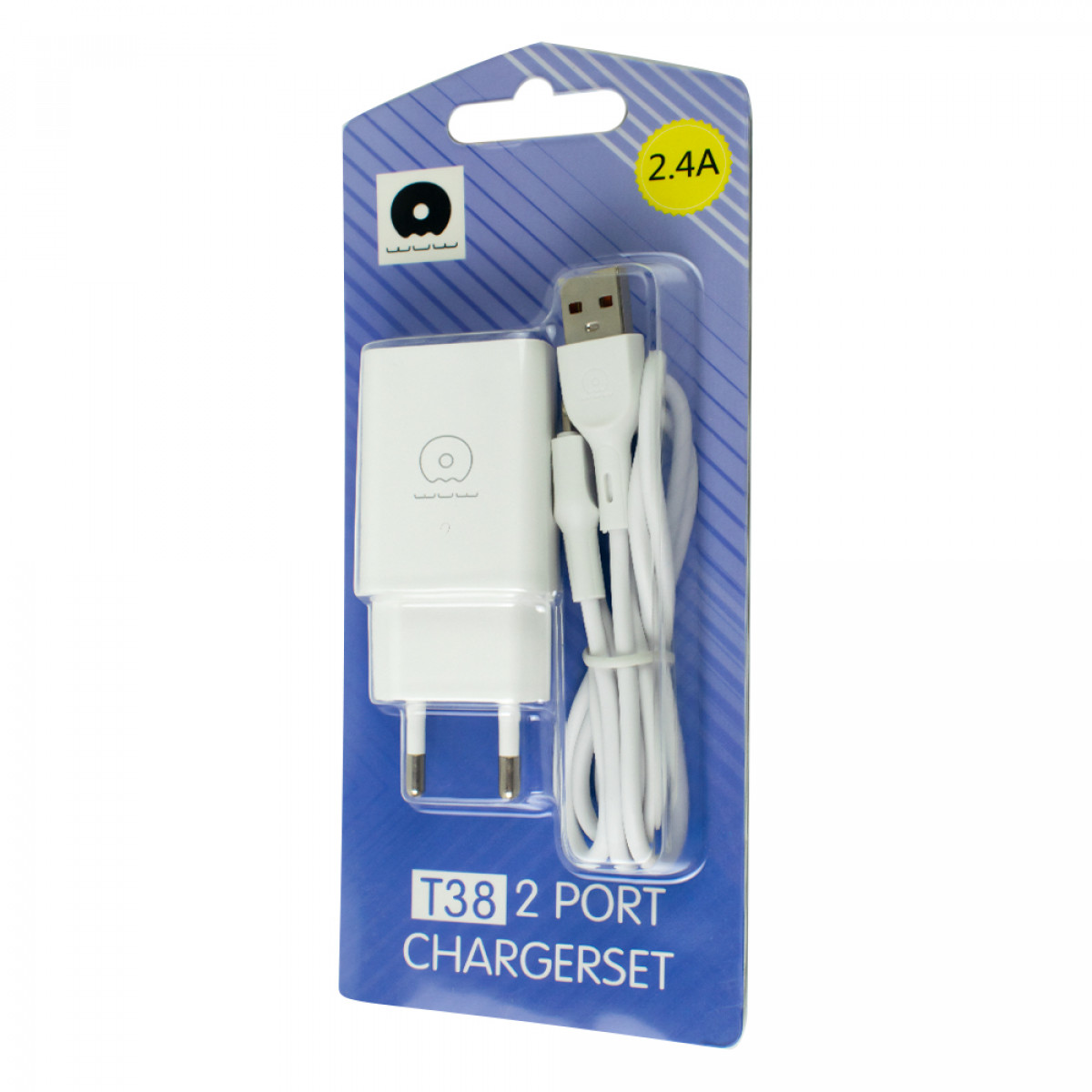 WUW 2 USB Charger+Data 2A Cable T38 Type-C